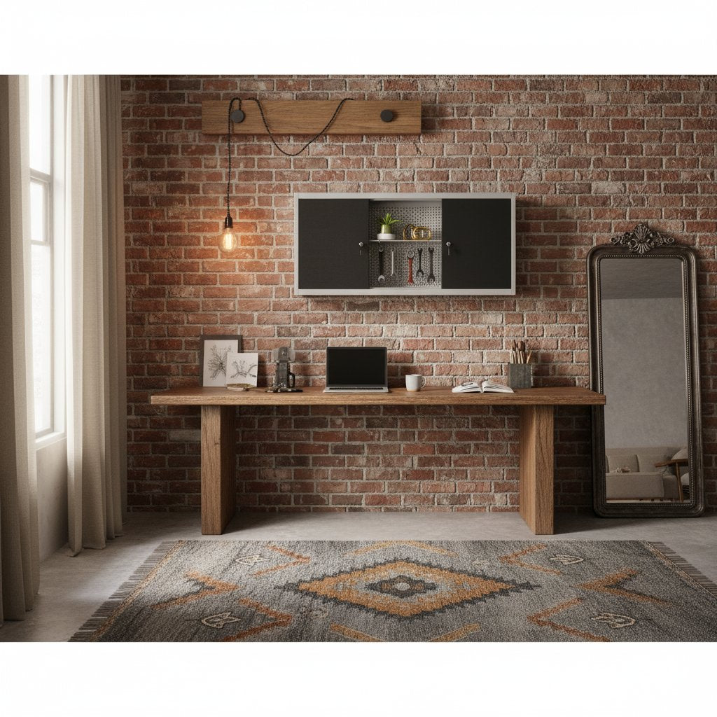 Armoire Murale en Métal Style Industriel