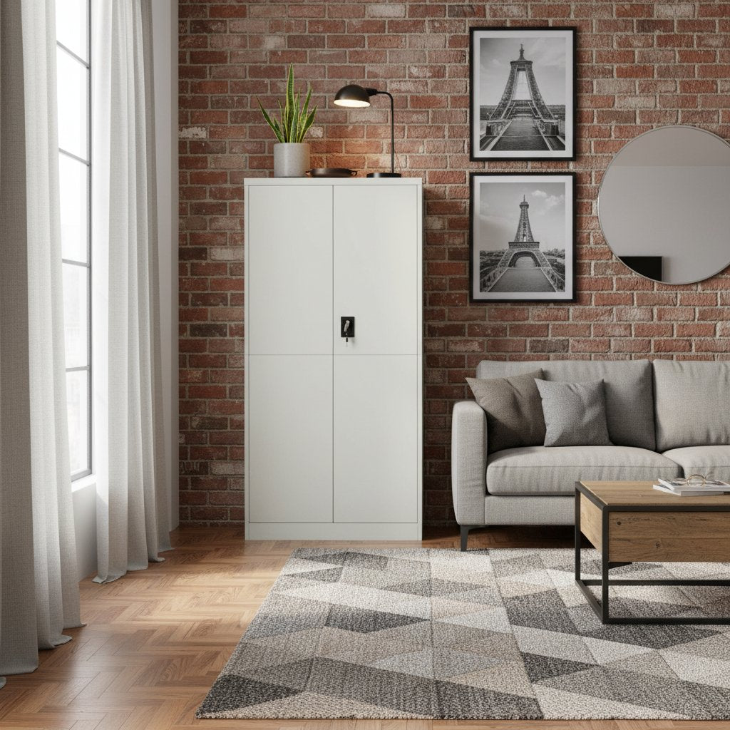 Armoire de Rangement Métallique au design Industriel