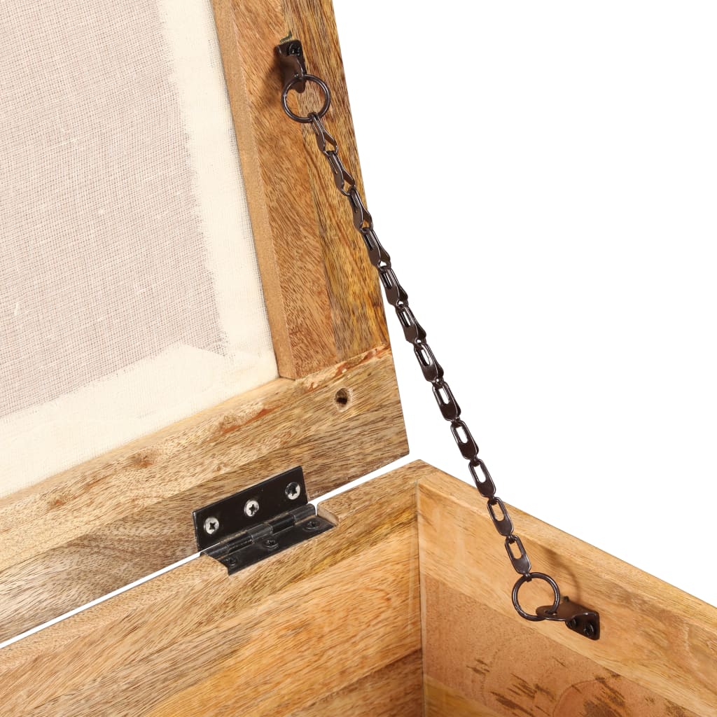 Banc De Rangement Bois Massif Recyclé 40 X 40 X 45 Cm-La-Fabrique-Industrielle