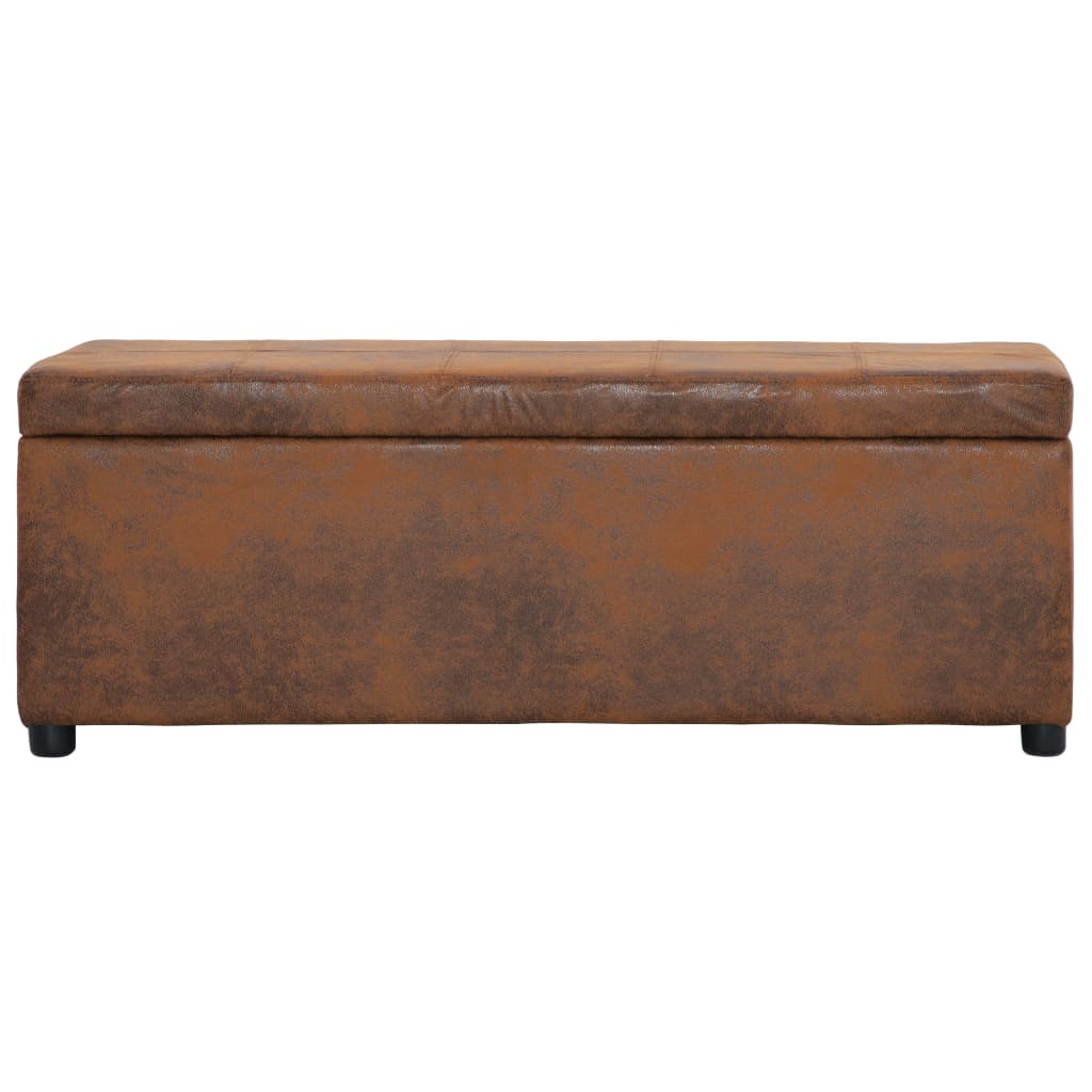 Banc avec Coffre de Rangement Industriel en Similicuir-La-Fabrique-Industrielle