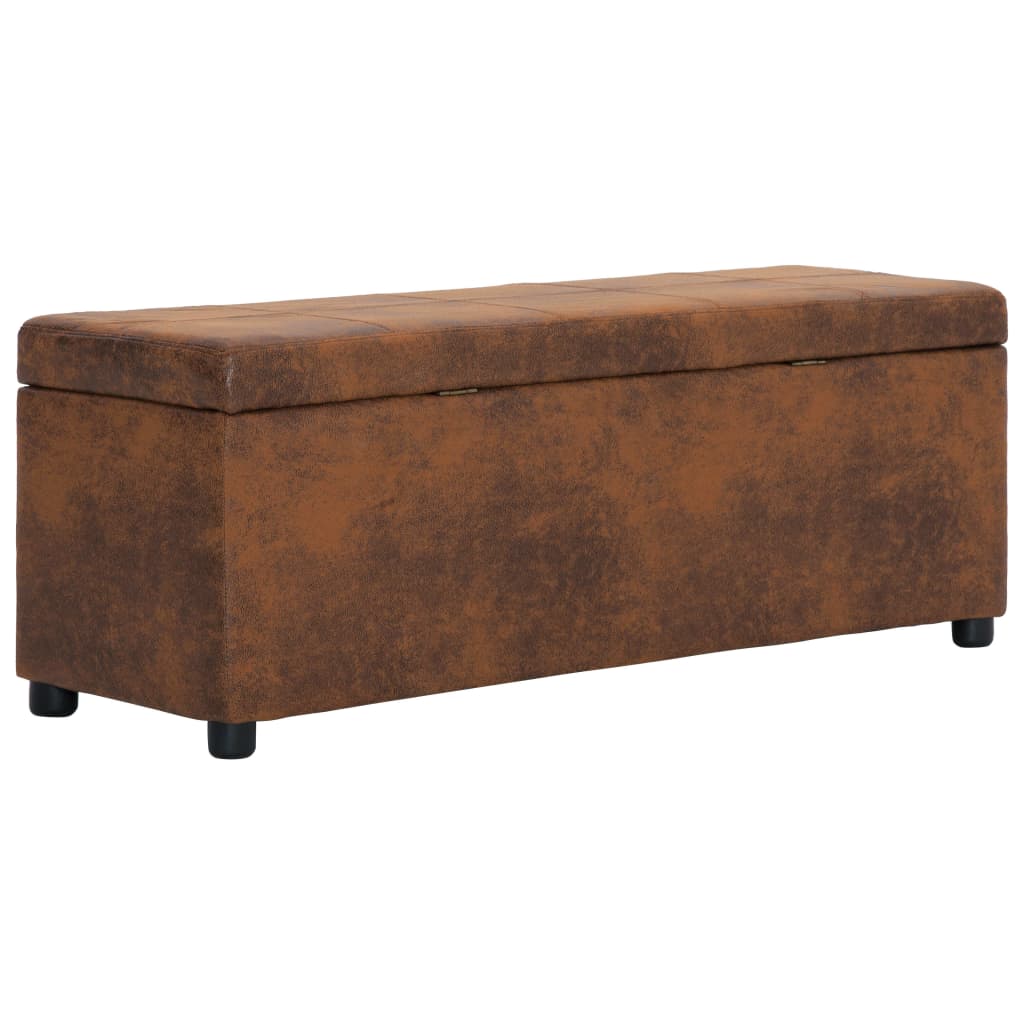 Banc avec Coffre de Rangement Industriel en Similicuir-La-Fabrique-Industrielle