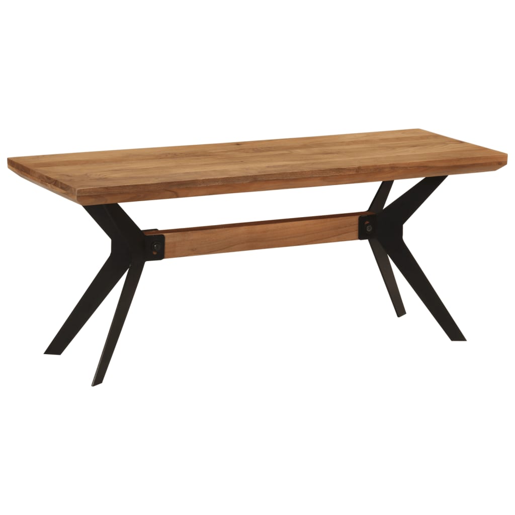 Banc en Bois Brut Style Industriel-La-Fabrique-Industrielle