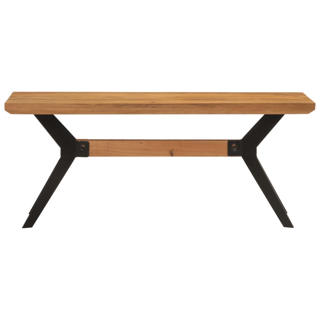 Banc en Bois Brut Style Industriel-La-Fabrique-Industrielle