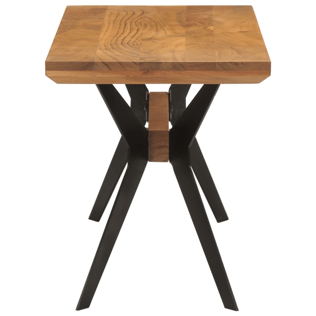 Banc en Bois Brut Style Industriel-La-Fabrique-Industrielle