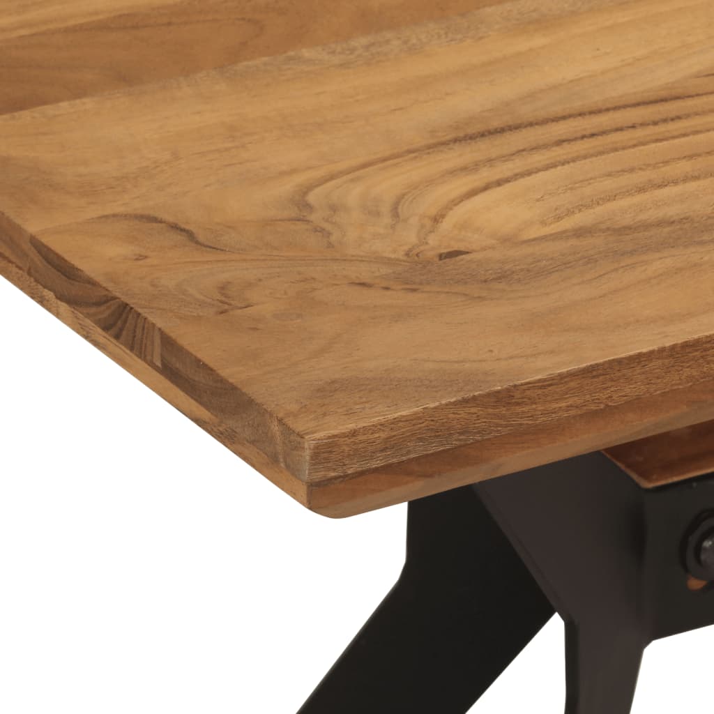 Banc en Bois Brut Style Industriel-La-Fabrique-Industrielle
