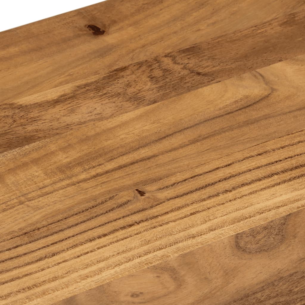 Banc en Bois Brut Style Industriel-La-Fabrique-Industrielle