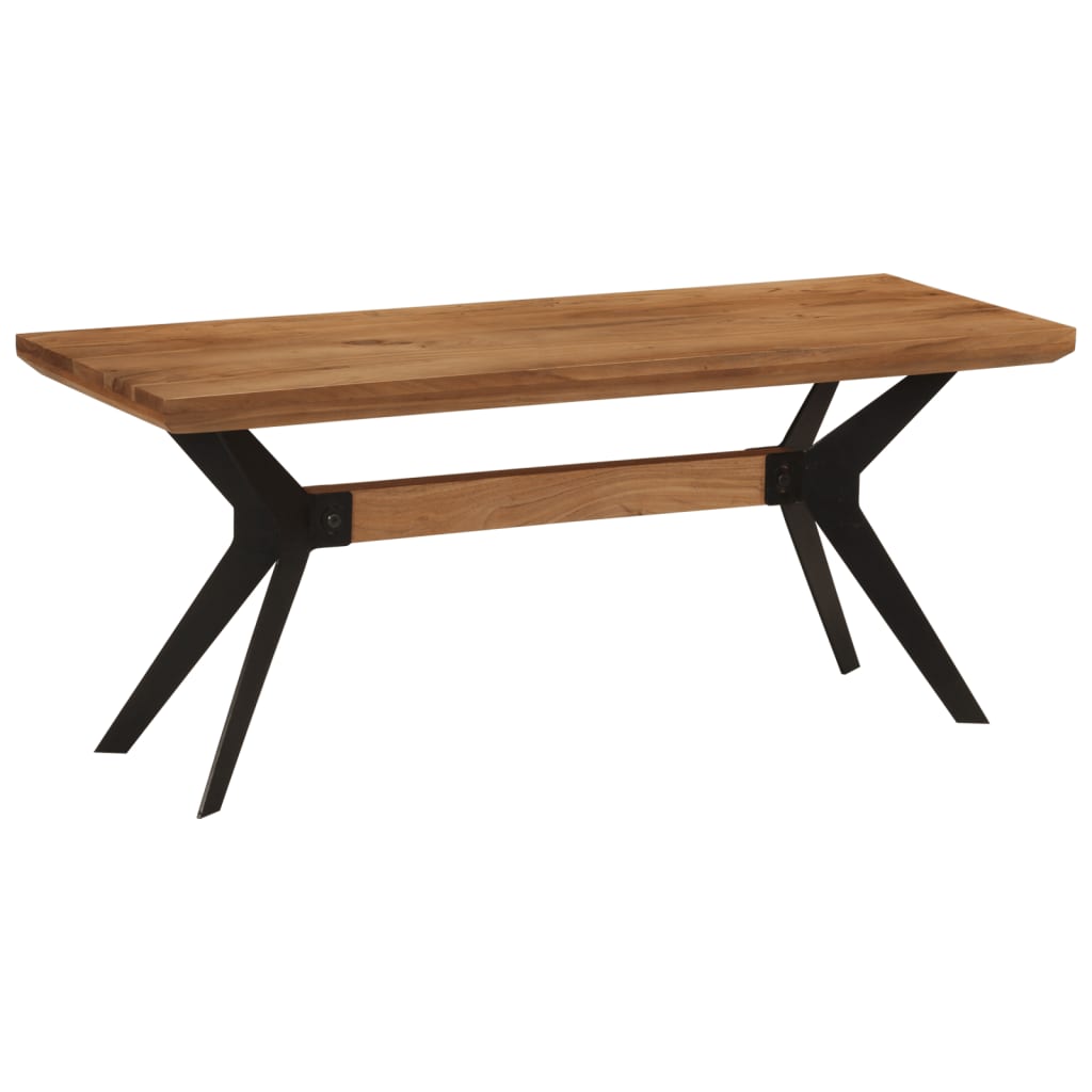Banc en Bois Brut Style Industriel-La-Fabrique-Industrielle