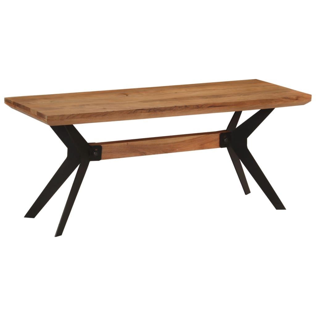 Banc en Bois Brut Style Industriel-La-Fabrique-Industrielle