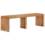 Banc en Bois Massif d'Acacia Style Industriel-38 x 160 x 45 cm-La-Fabrique-Industrielle