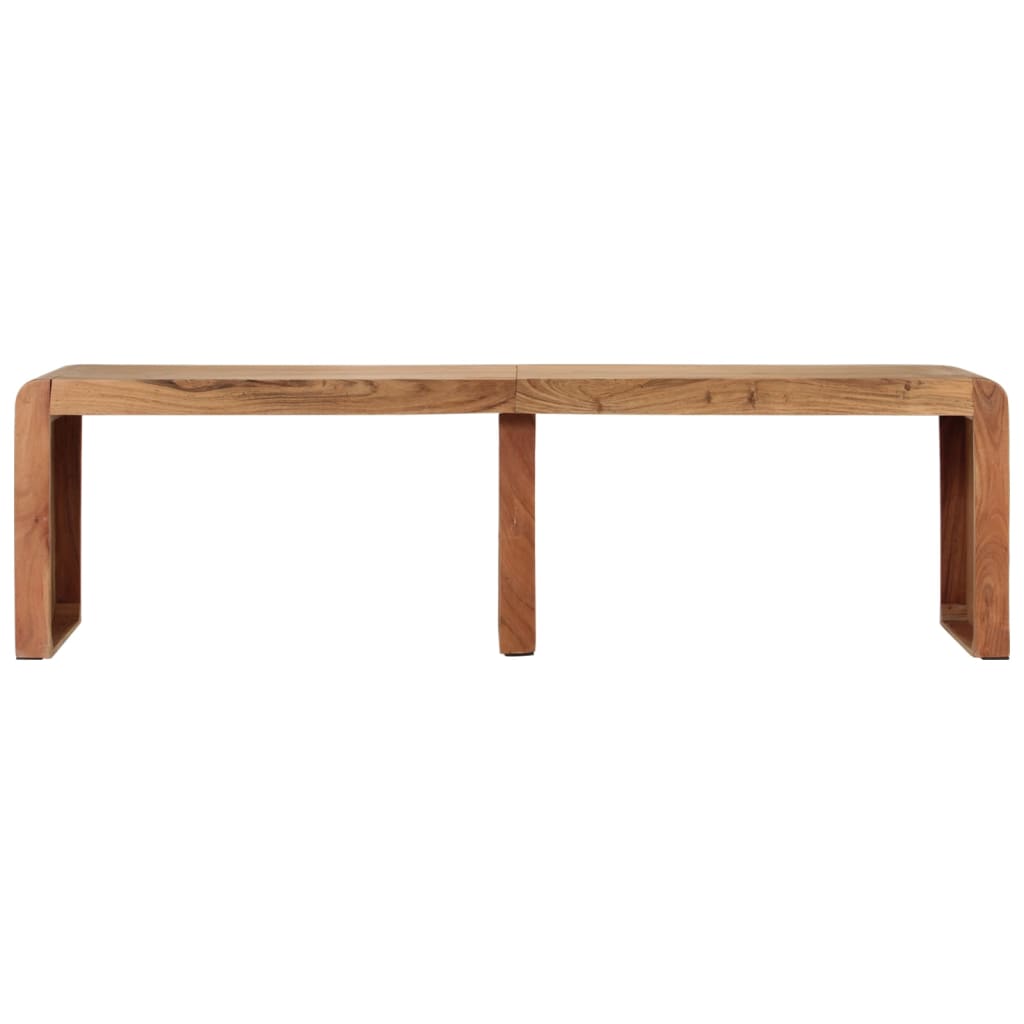 Banc en Bois Massif d'Acacia Style Industriel-La-Fabrique-Industrielle