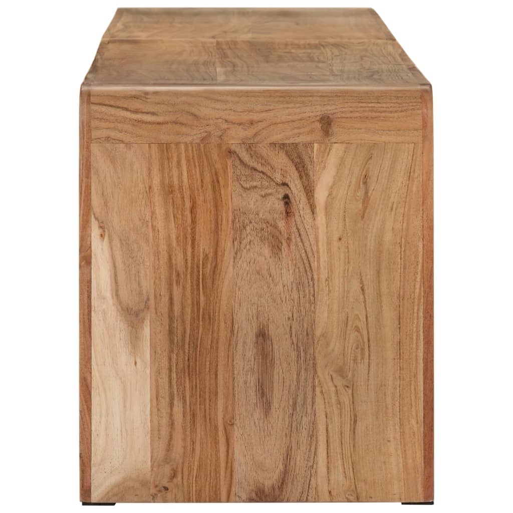 Banc en Bois Massif d'Acacia Style Industriel-La-Fabrique-Industrielle