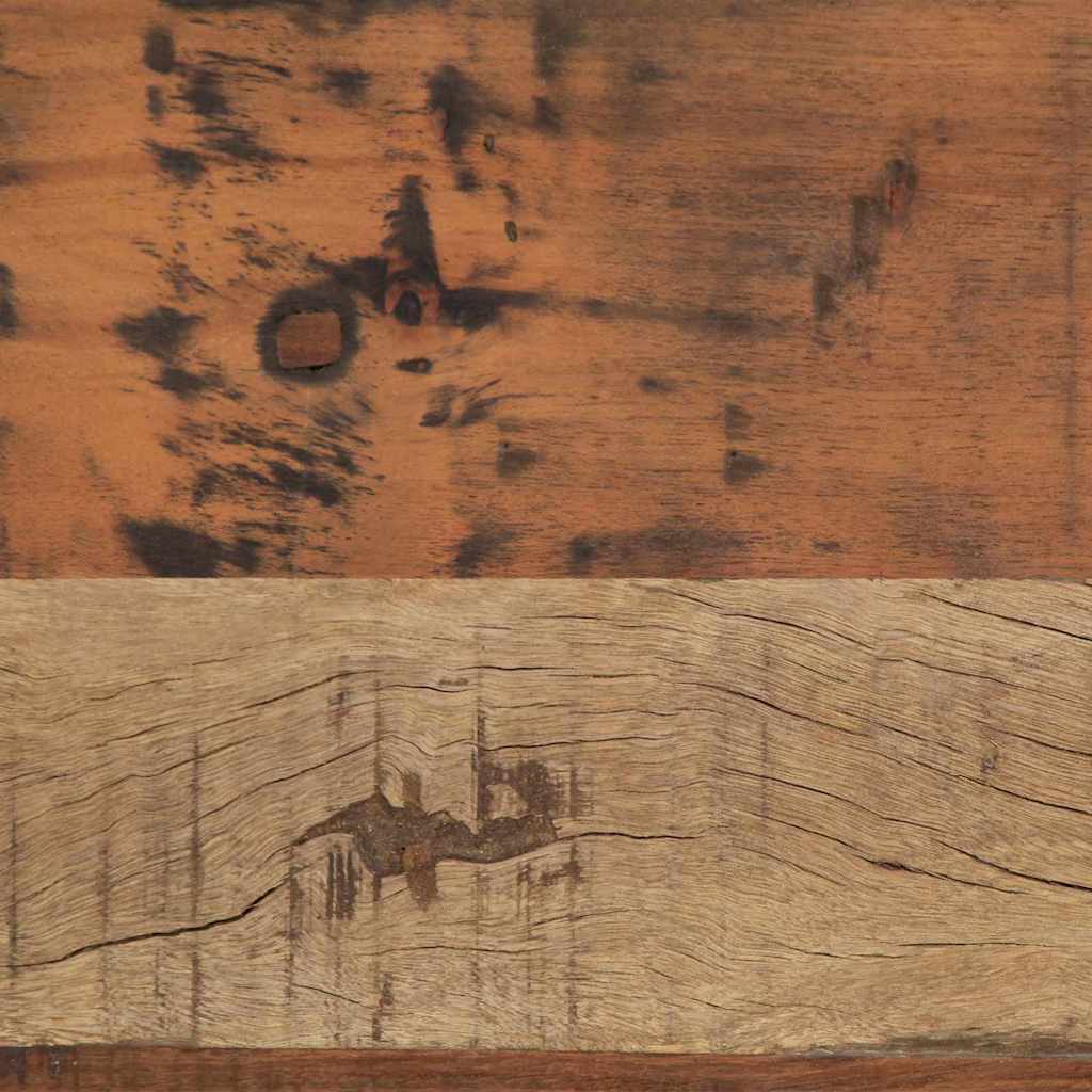 Banc en Bois Massif et Acier Industriel-La-Fabrique-Industrielle