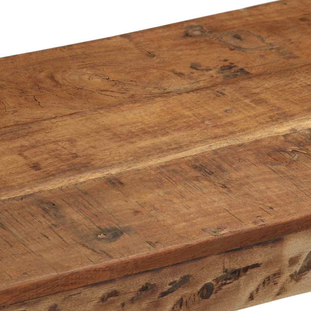 Banc en Bois Massif et Acier Industriel-La-Fabrique-Industrielle