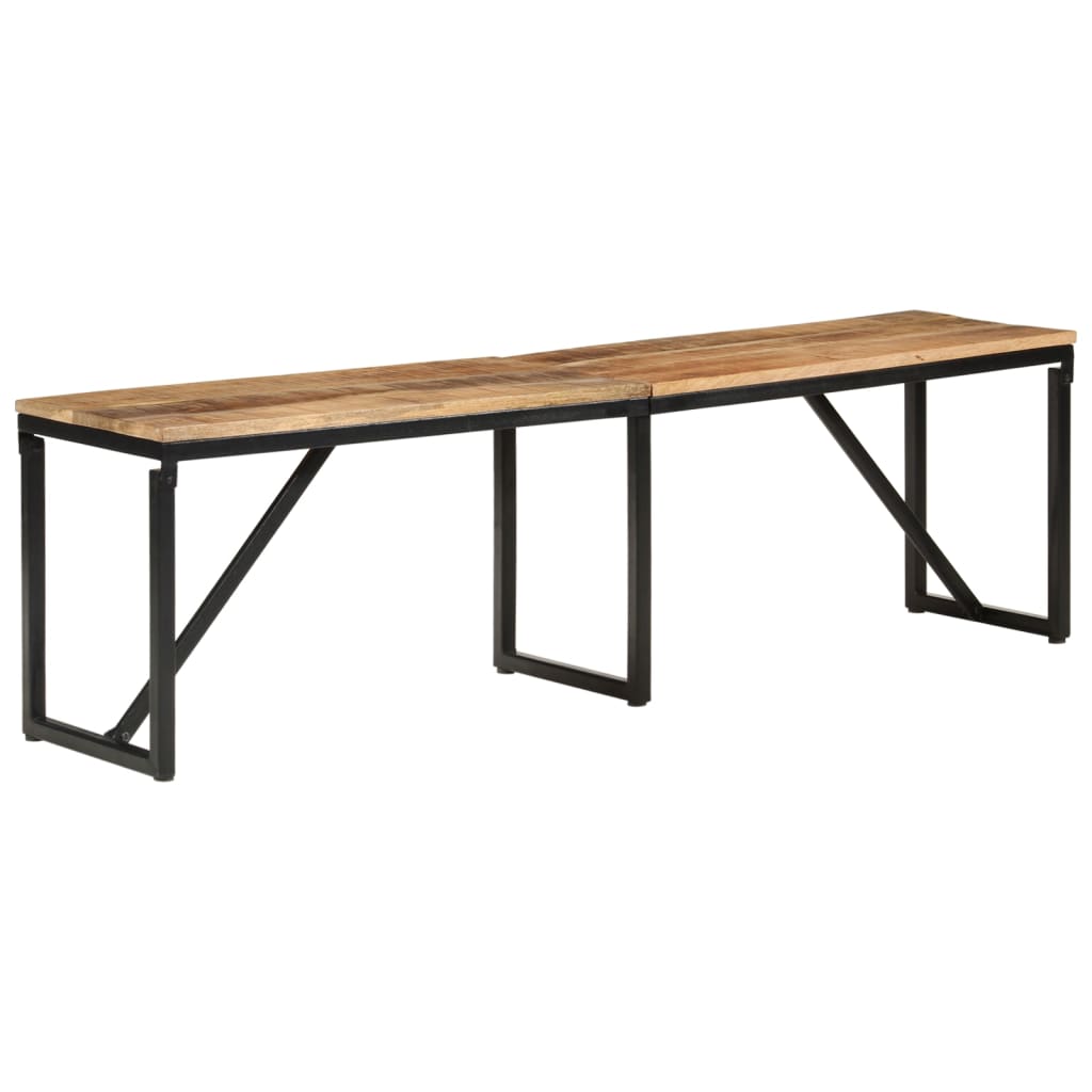 Banc en Bois Recyclé Industriel-Marron-160 x 35 x 46 cm-La-Fabrique-Industrielle