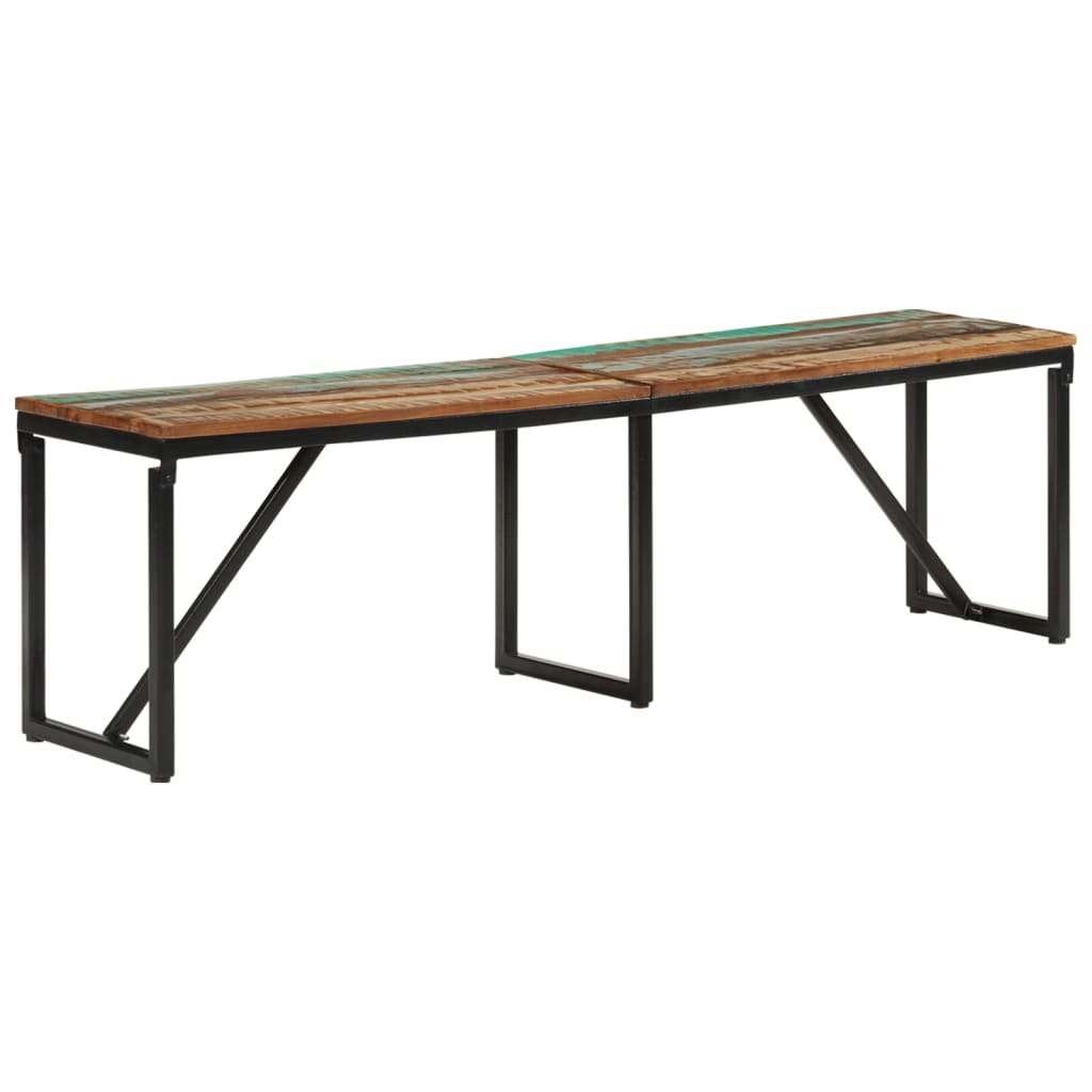 Banc en Bois Recyclé Industriel-La-Fabrique-Industrielle