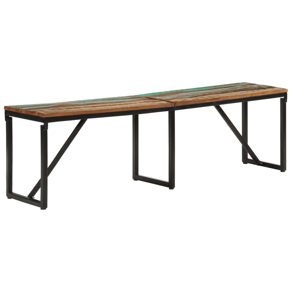 Banc en Bois Recyclé Industriel-La-Fabrique-Industrielle