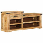 Banc en Bois avec Rangement Intégré-La-Fabrique-Industrielle