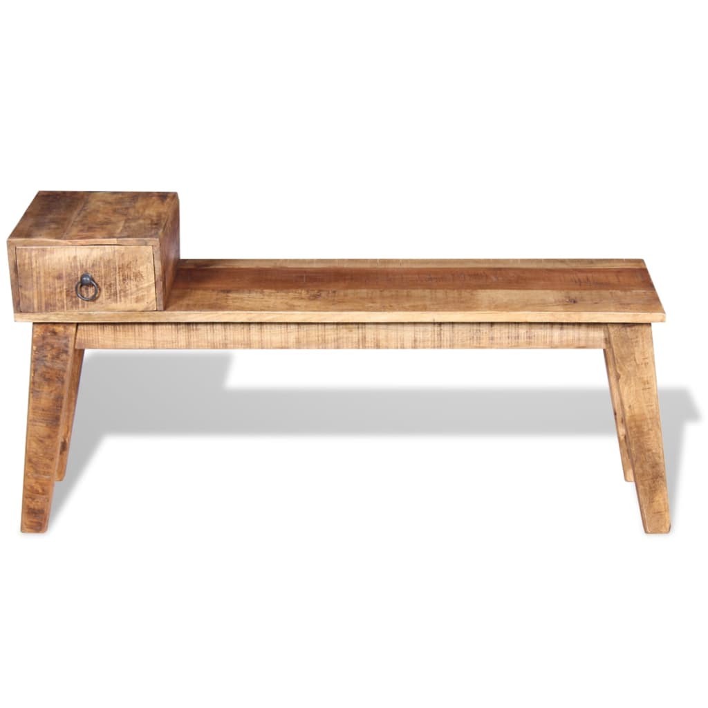 Banc en Bois avec Rangement en Manguier Massif-La-Fabrique-Industrielle