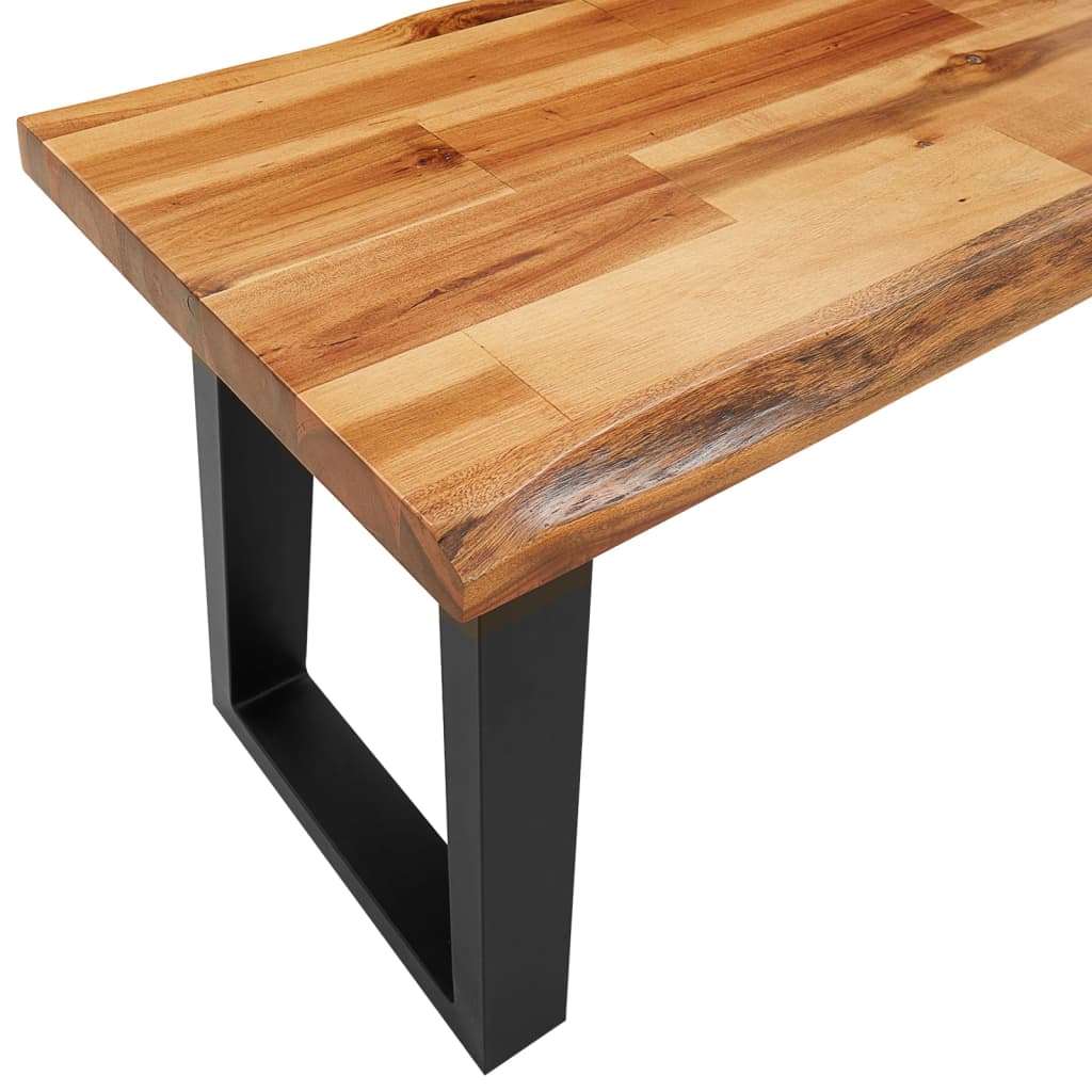 Banc en Bois d'Acacia Design-La-Fabrique-Industrielle