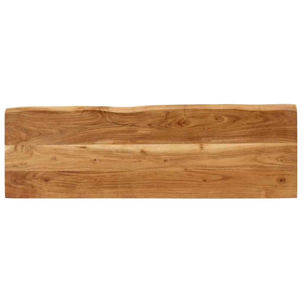 Banc en Bois d'Acacia et Pied Métal-La-Fabrique-Industrielle