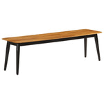 Banc en Bois de Manguier Style Industriel-Marron foncé-La-Fabrique-Industrielle