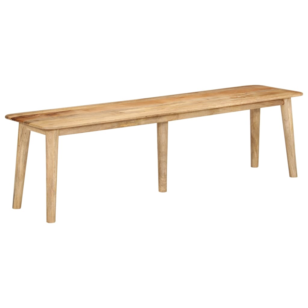 Banc en Bois de Manguier Style Industriel-Marron-La-Fabrique-Industrielle