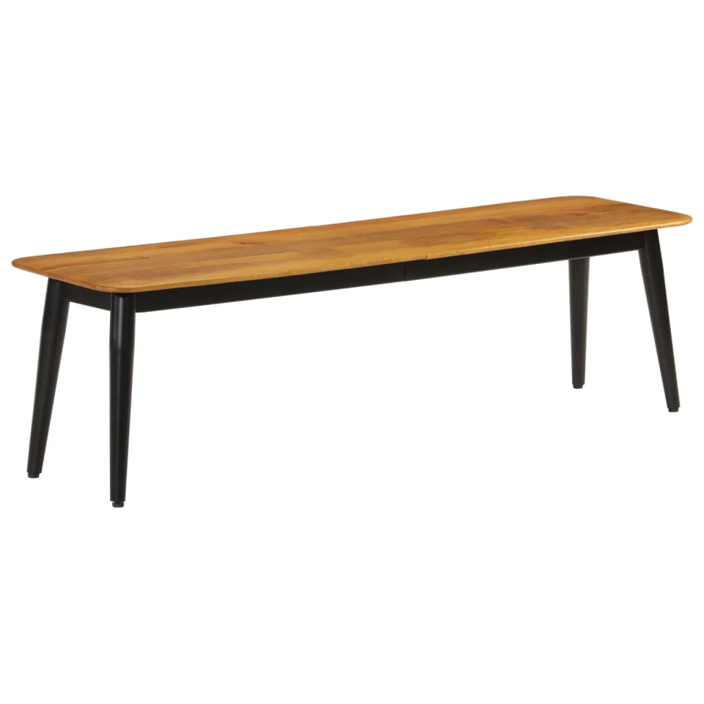 Banc en Bois de Manguier Style Industriel-La-Fabrique-Industrielle
