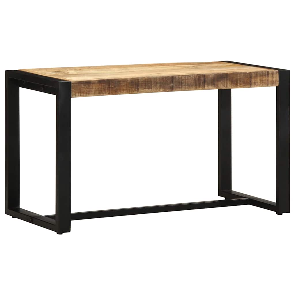 Banc en Bois de Manguier et Métal Industriel-La-Fabrique-Industrielle