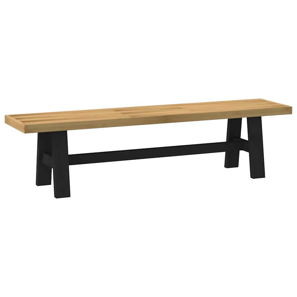 Banc en Bois et Style Industriel pour Salle à Manger-En forme de A-La-Fabrique-Industrielle
