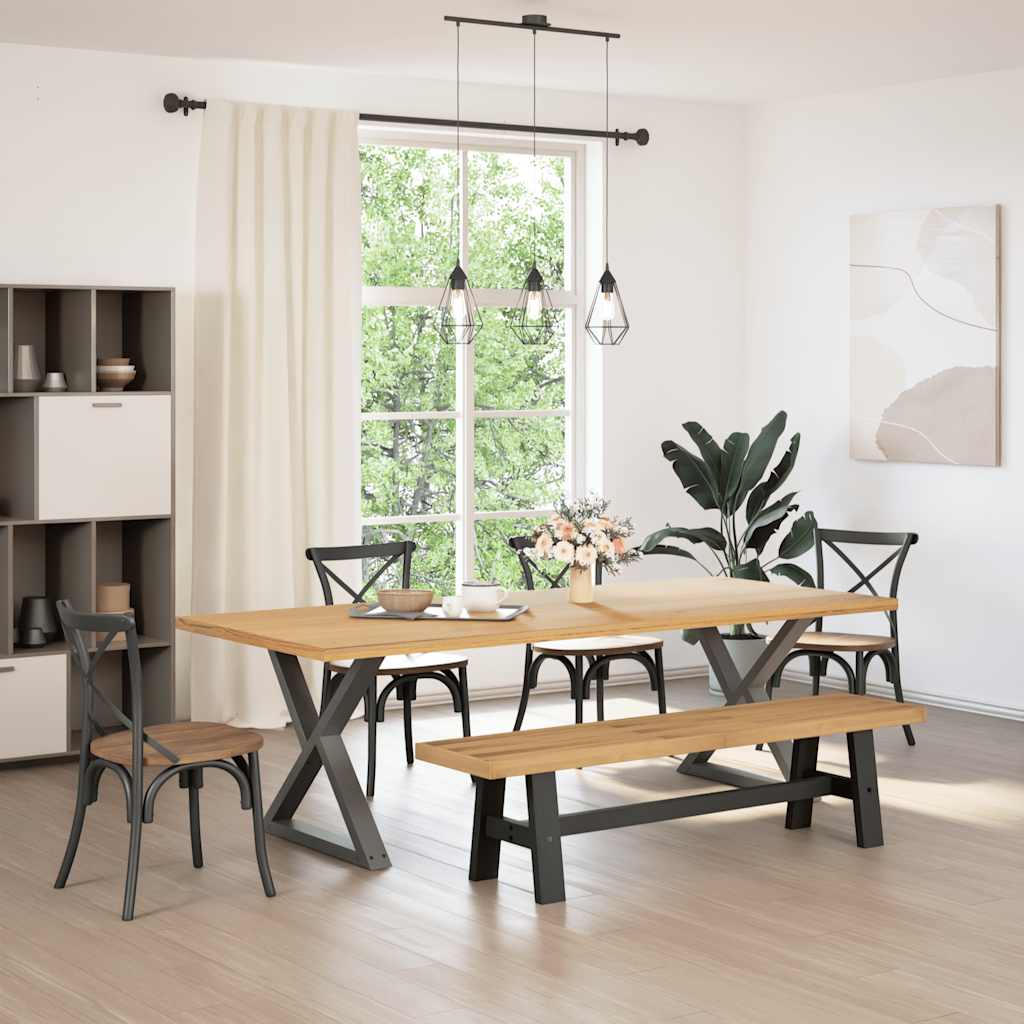 Banc en Bois et Style Industriel pour Salle à Manger-La-Fabrique-Industrielle