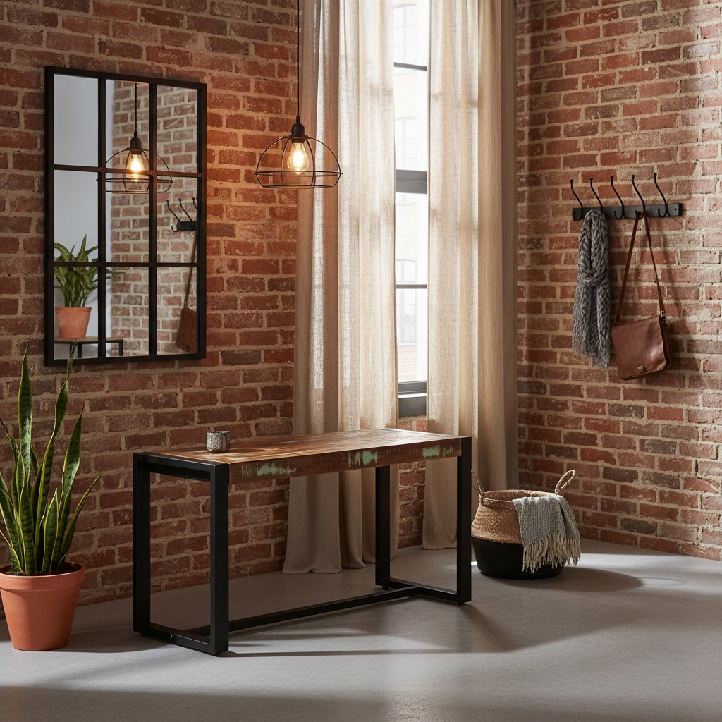 Banc Multicolore en Bois sans Dossier