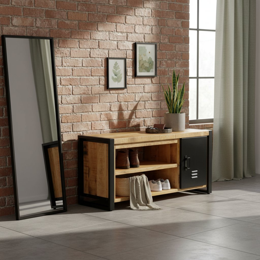 Banc de Rangement Chaussures Industriel