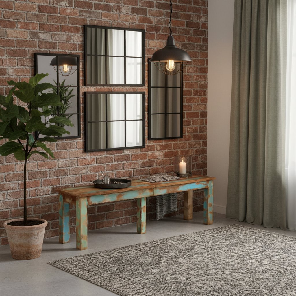 Banc en Bois Massif pour Intérieur