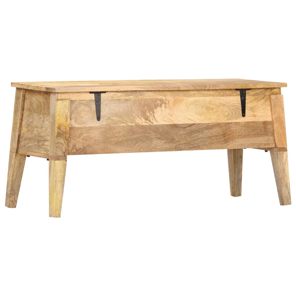 Boîte De Rangement 99X35X48 Cm Bois De Manguier Solide-La-Fabrique-Industrielle