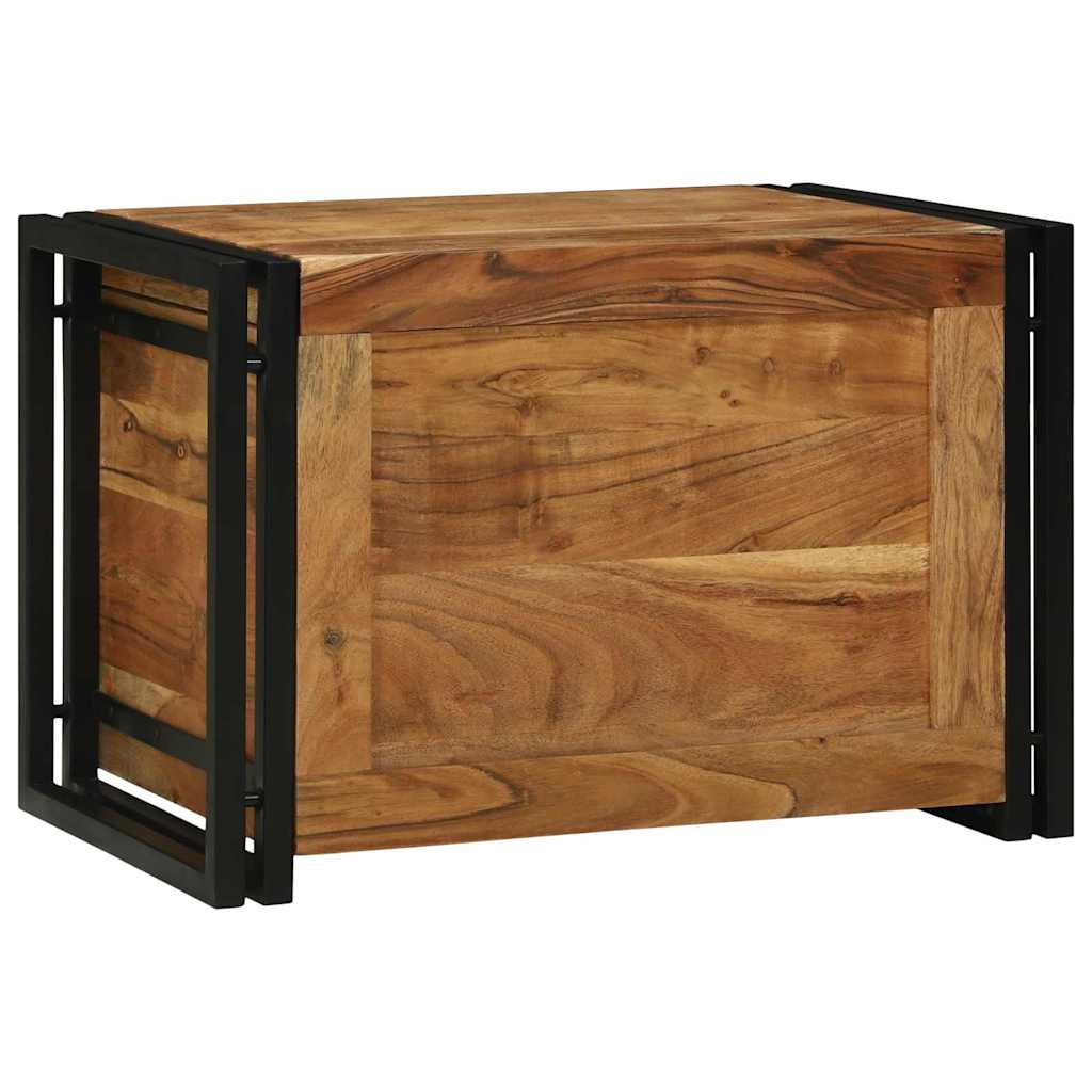 Boîte De Rangement - Bois De Manguier Massif-Bois d'acacia-60 x 40 x 41 cm-La-Fabrique-Industrielle