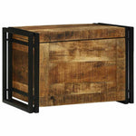 Boîte De Rangement - Bois De Manguier Massif-bois de manguier brut-60 x 40 x 41 cm-La-Fabrique-Industrielle