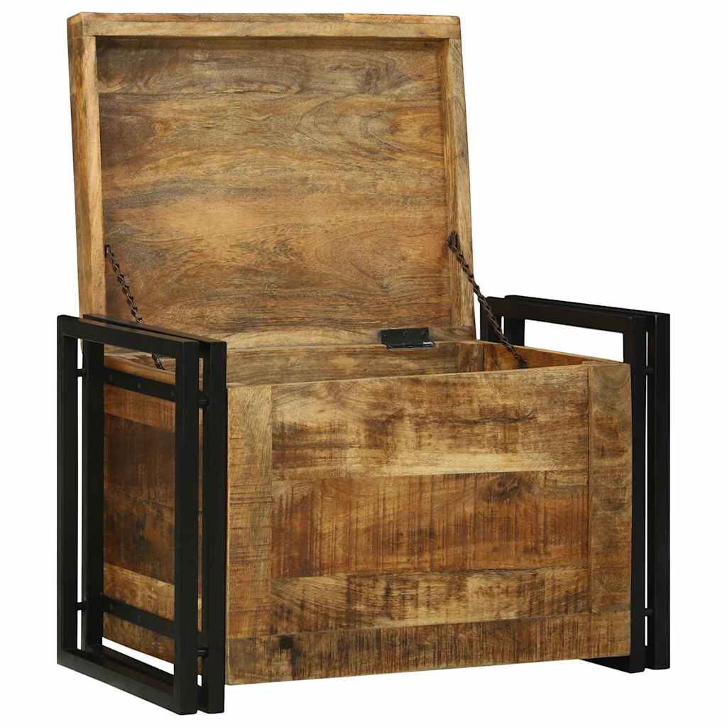 Boîte De Rangement - Bois De Manguier Massif-La-Fabrique-Industrielle