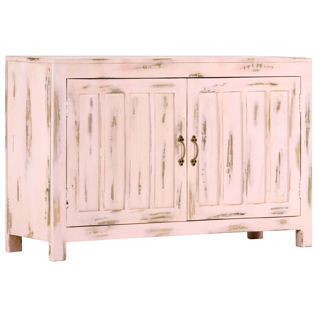 Buffet Ancien en Bois de Manguier-Rose clair-1-La-Fabrique-Industrielle