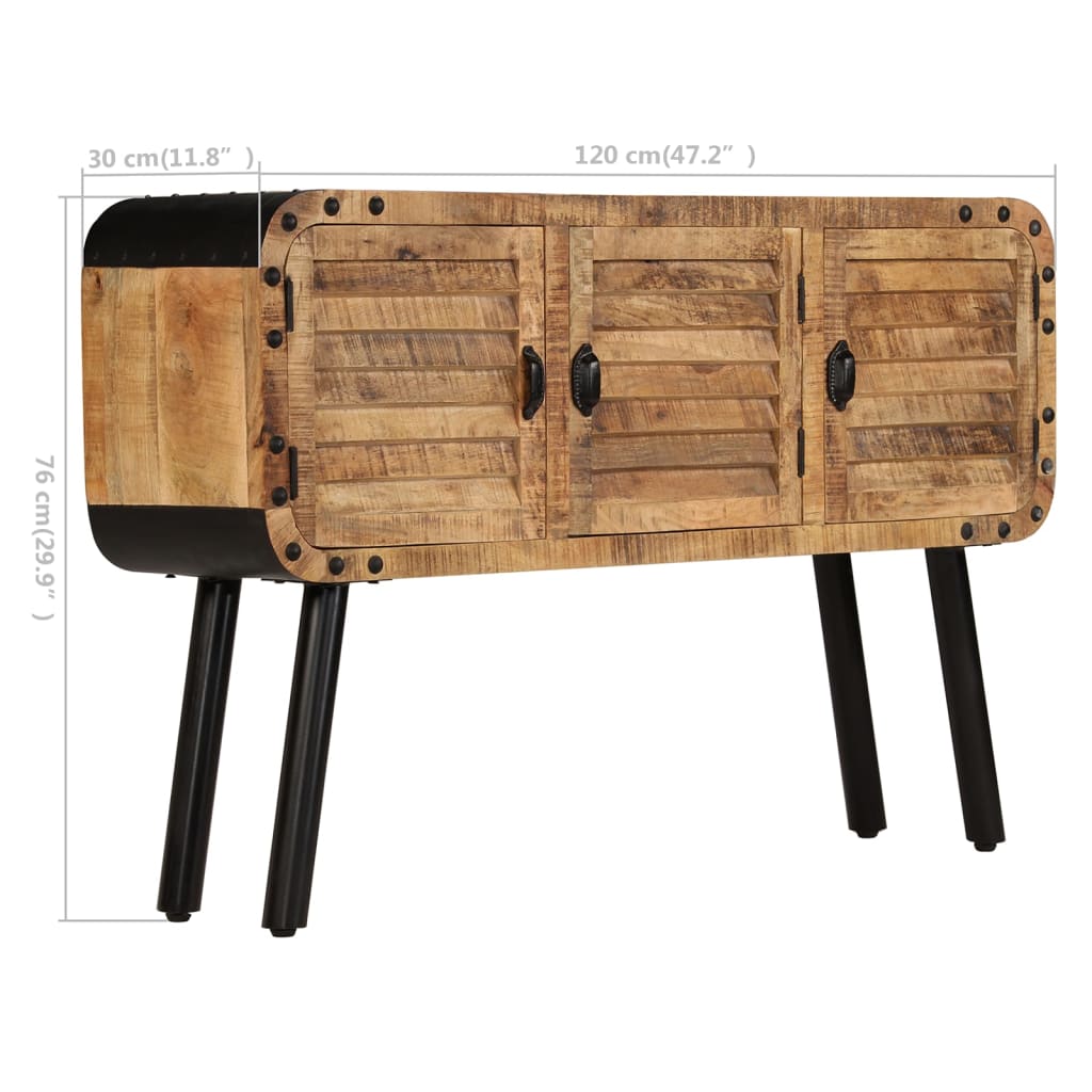 Buffet Authentique en Bois de Manguier-La-Fabrique-Industrielle