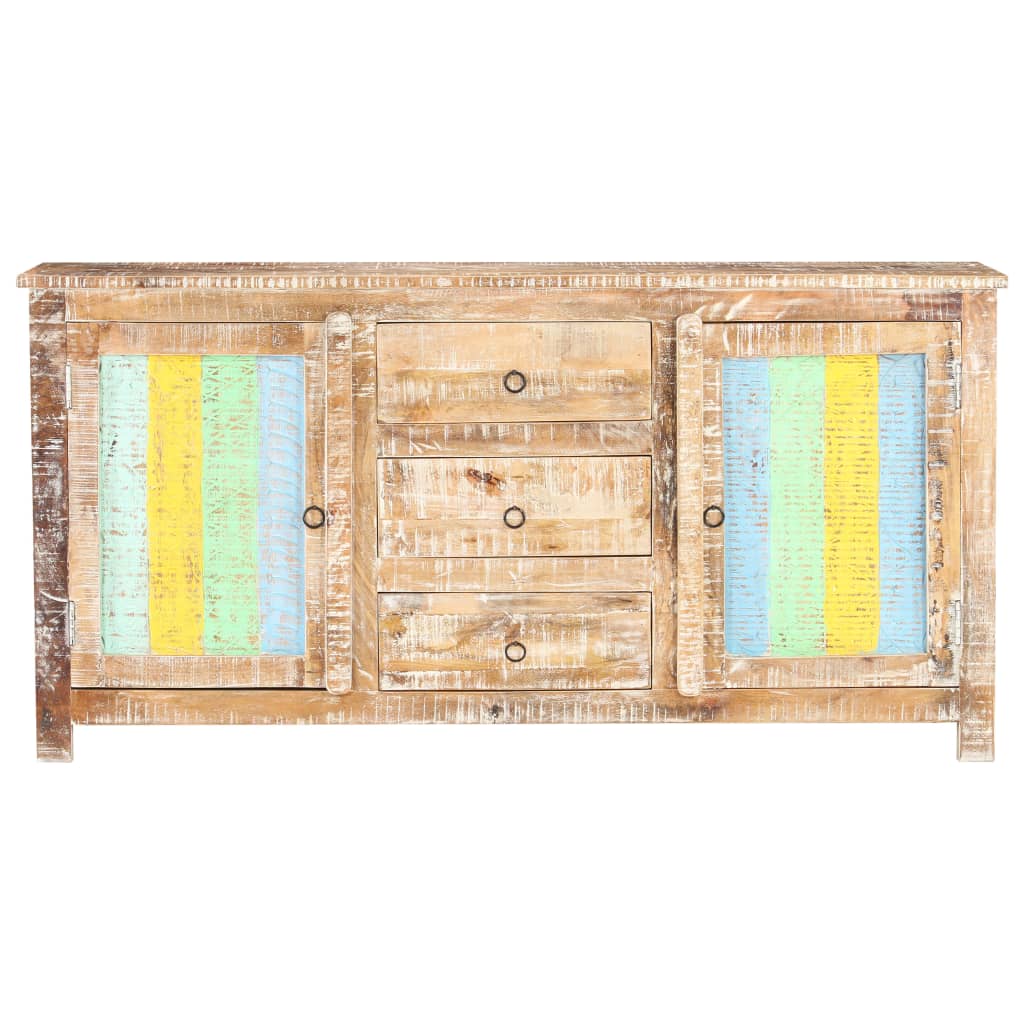 Buffet Élégant en Bois Brut d'Acacia-La-Fabrique-Industrielle