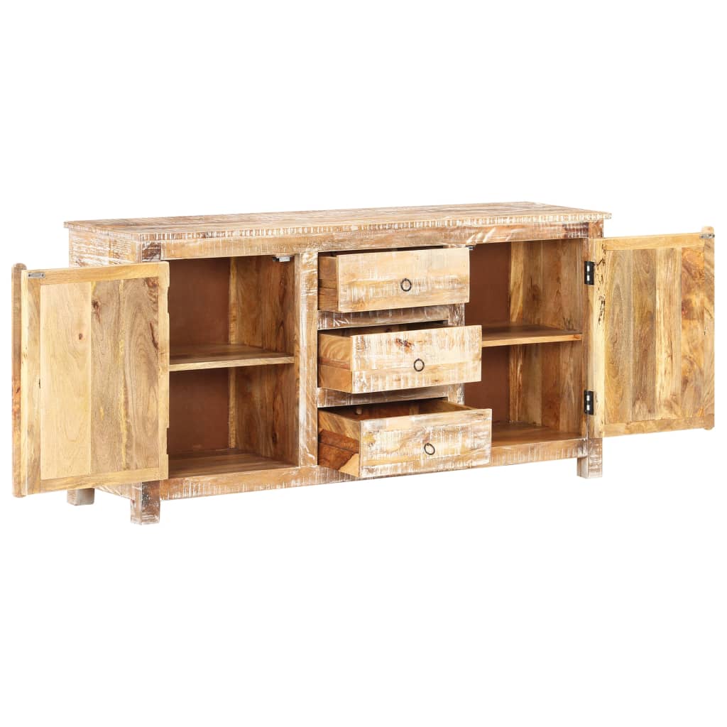 Buffet Élégant en Bois Brut d'Acacia-La-Fabrique-Industrielle