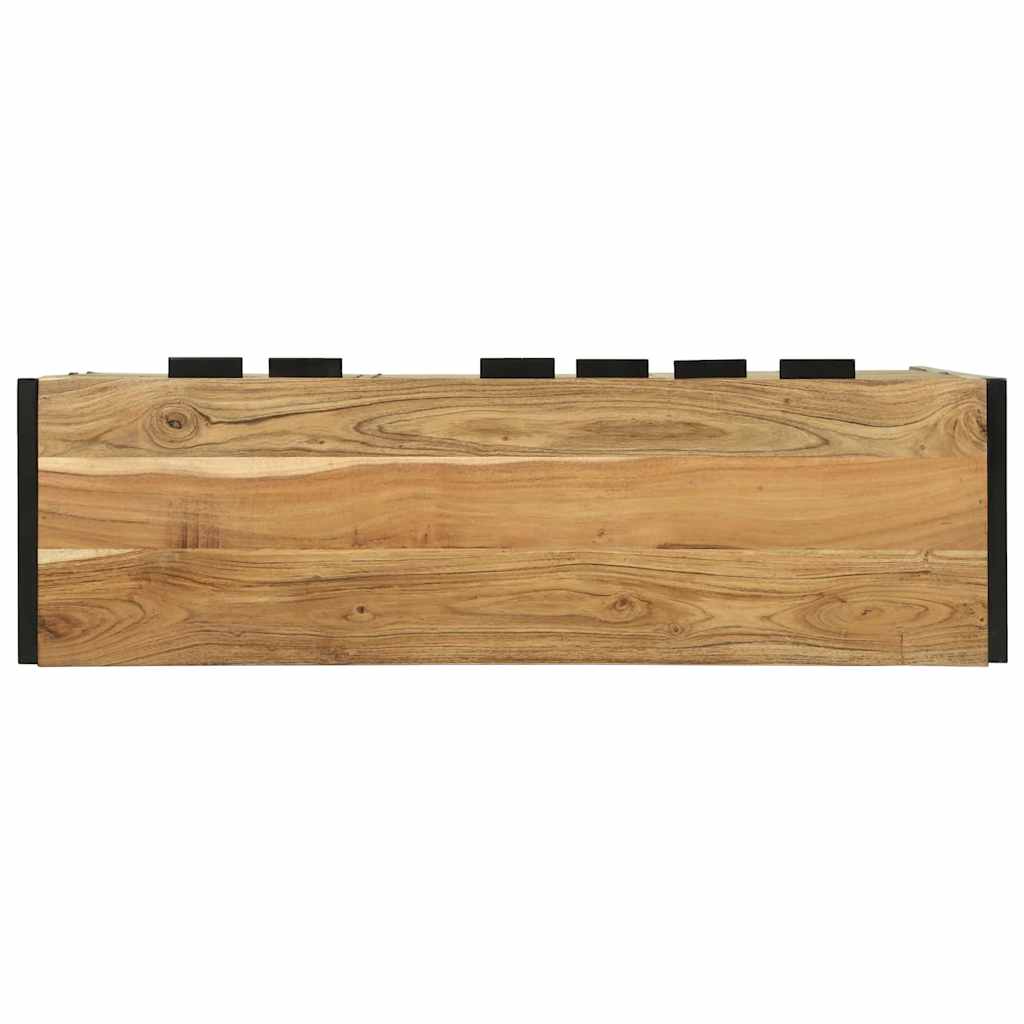 Buffet Élégant en Bois et Métal Industriel-La-Fabrique-Industrielle