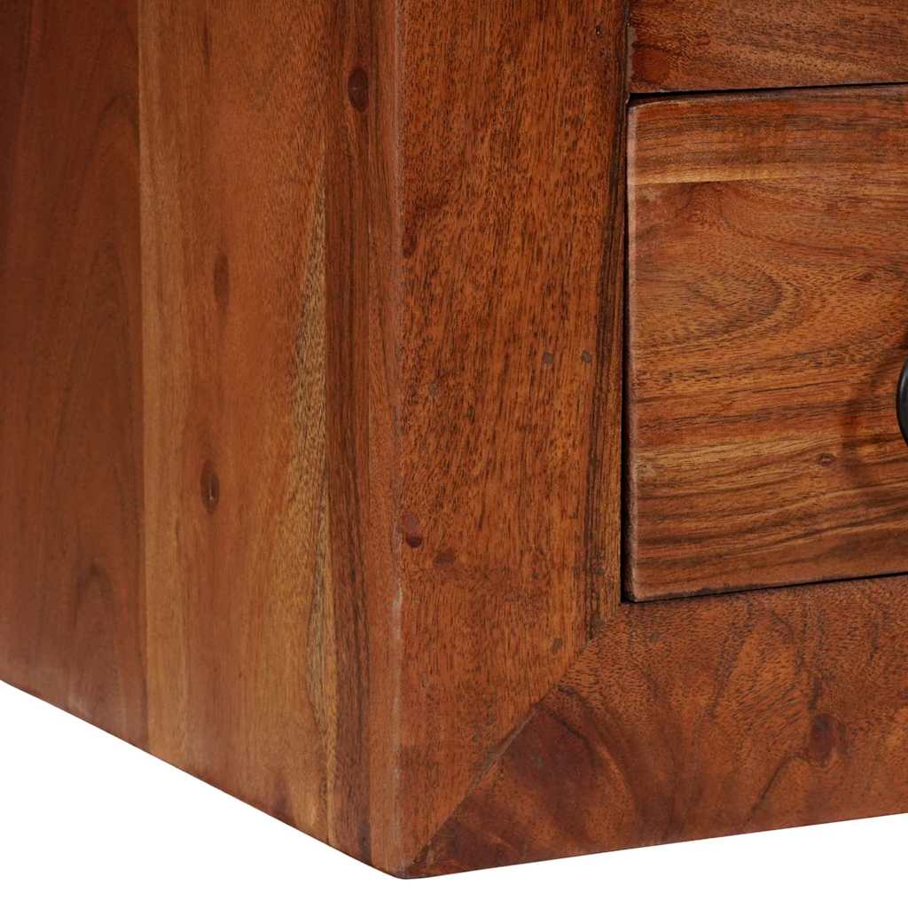 Buffet Industriel en Bois Massif d'Acacia-La-Fabrique-Industrielle