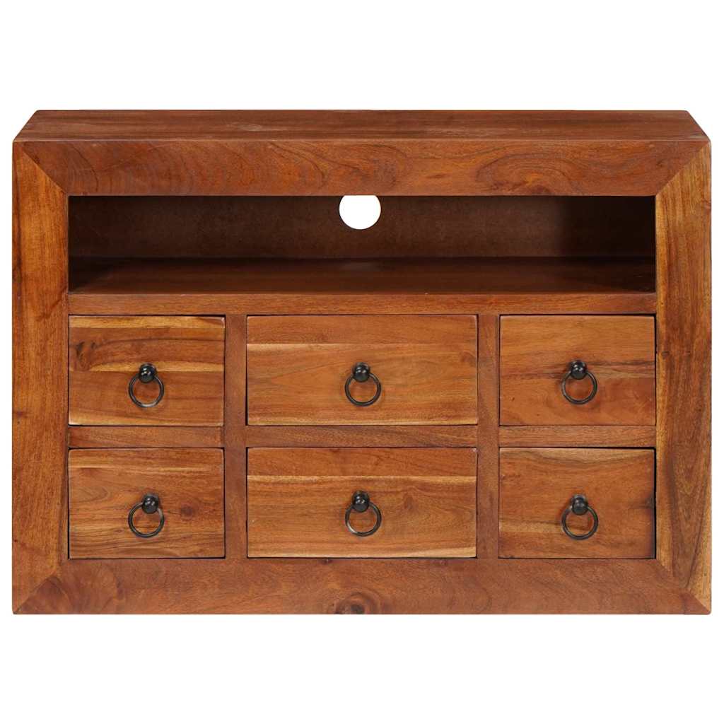 Buffet Industriel en Bois Massif d'Acacia-La-Fabrique-Industrielle