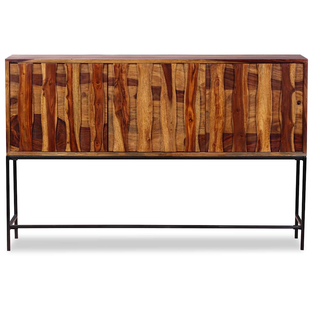 Buffet Industriel en Bois Massif et Métal-La-Fabrique-Industrielle