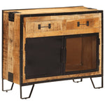 Buffet Industriel en Bois de Manguier et Fer-La-Fabrique-Industrielle