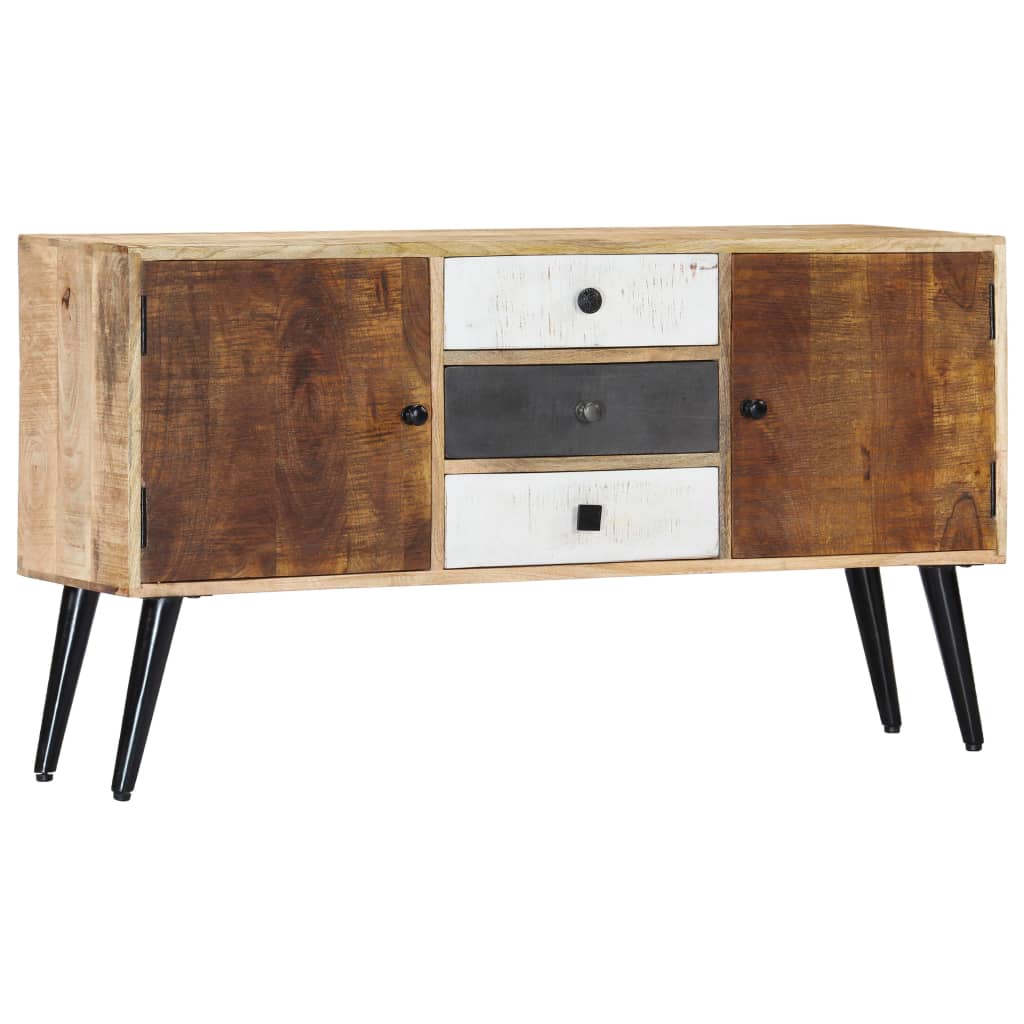 Buffet Industriel en Bois de Manguier-La-Fabrique-Industrielle