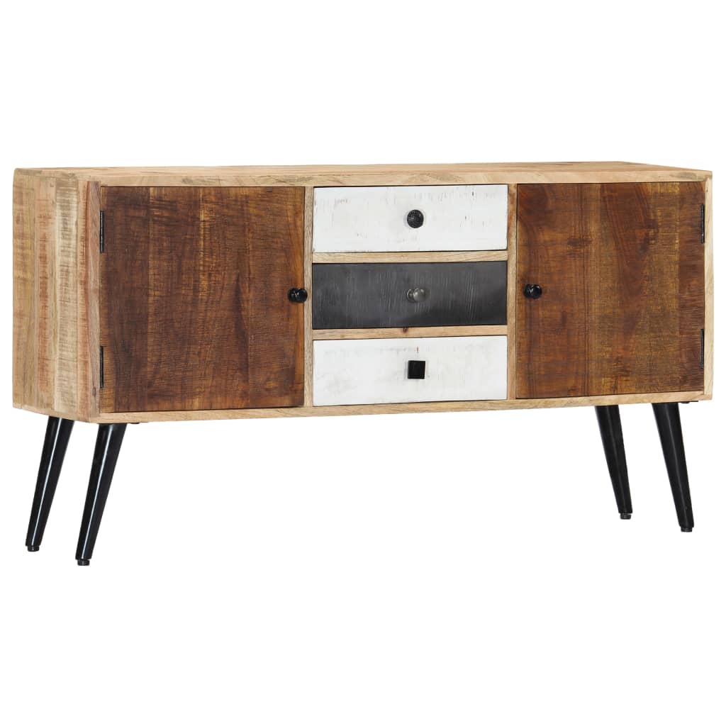 Buffet Industriel en Bois de Manguier-La-Fabrique-Industrielle