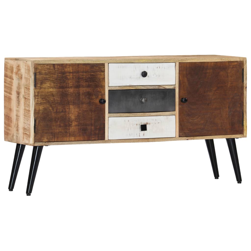 Buffet Industriel en Bois de Manguier-La-Fabrique-Industrielle