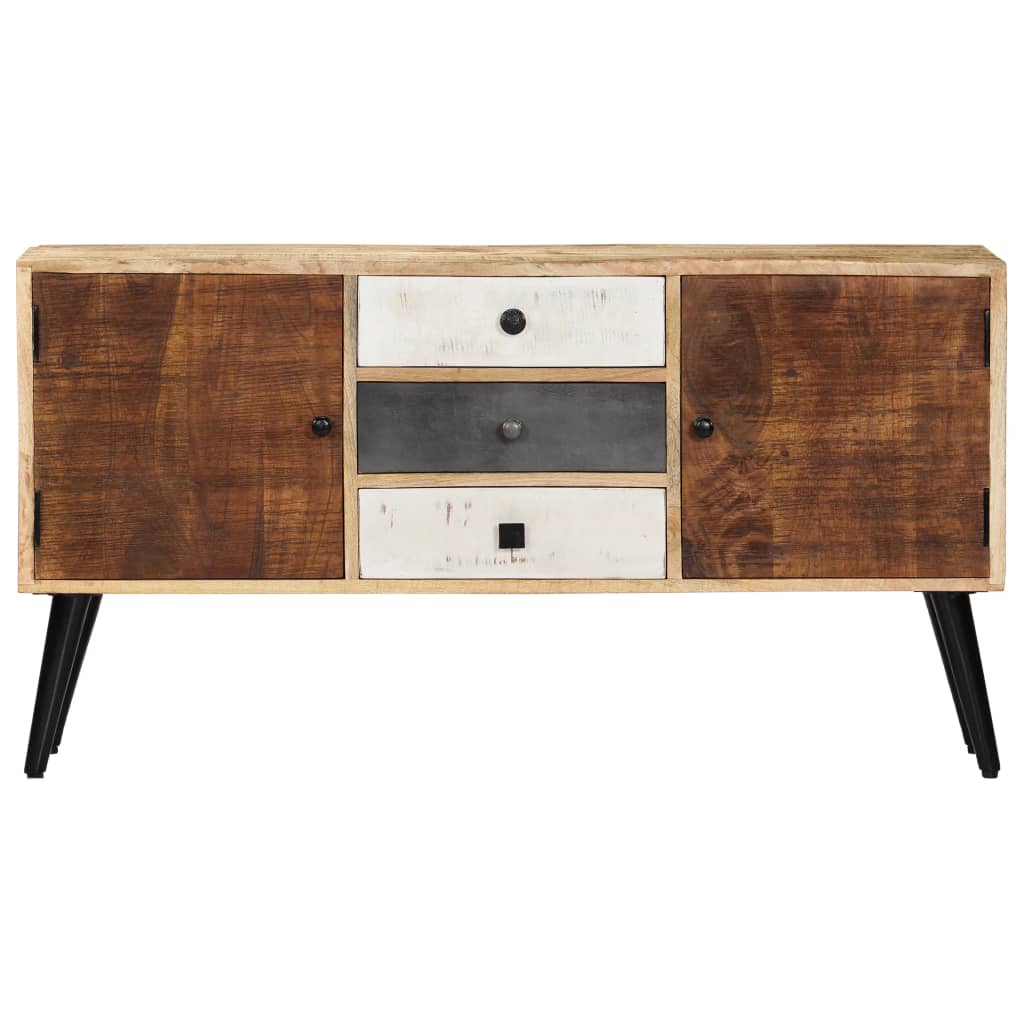 Buffet Industriel en Bois de Manguier-La-Fabrique-Industrielle
